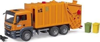 Bruder Man Tgs Çöp Kamyonu (Turuncu) BR03760 Lİsanslı Ürün