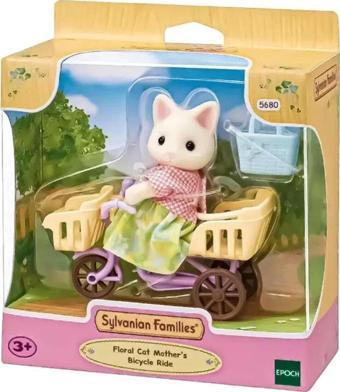 Adore Oyuncak Sylvanian Families Çiçekli Kedi Anne ve Bisiklet Ese5680