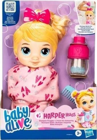 Baby Alive Oyuncak Bebeğimle Şampuan Eğlencesi (Sarışın) F9119