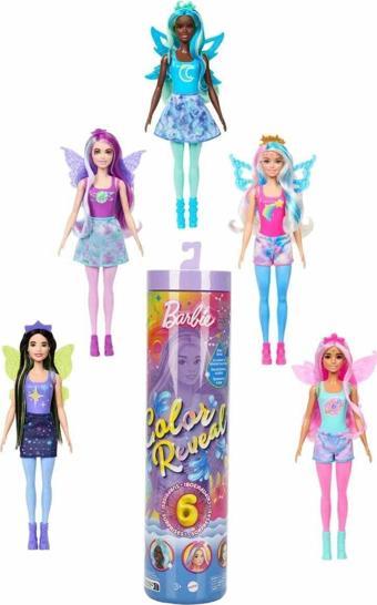 Mattel Oyuncak Barbie Color Reveal Renk Değiştiren Sürpriz Barbie Galaksi Serisi HJX61 (Karışık Model 1 Adet)
