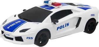 Toysan Oyuncak Sürtmeli Polis Arabası 1:16 Police Car TOY-11
