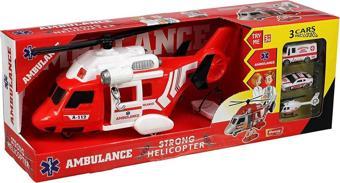 Heroes Toys Helikopter Ambulans Seti Arabalı 2004