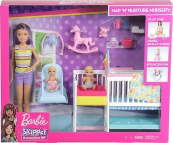 Mattel Oyuncak Barbie Bebek Bakıcısı Skipper Uyku Eğitiminde Seti gfl38