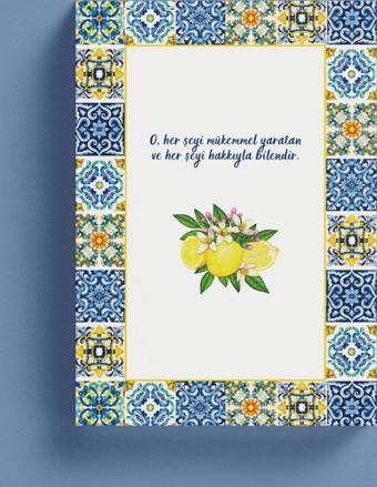 O Her Şeyi Bilendir İslami Defter (Ayet-Hadisli)