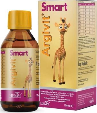 Argivit Smart Fosfatidilserin, Kolin, Multivitamin Ve Multimineral Şurup 150 Ml - Portakal Vanilya Aromalı