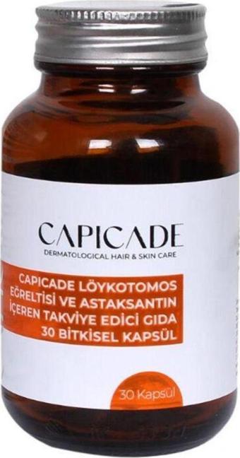 Capicade Löykotomos Eğreltisi Ve Astaksantin İçeren Takviye Edici Gıda 30 Kapsül