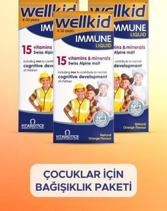Wellkid Immune Liquid 150Ml | 3 Adet