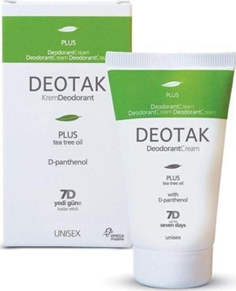 Deotak Plus Deodorant Krem 35 Ml