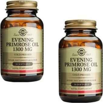 Solgar Evening Primrose Oil 1300 Mg- 30 Softjel X 2 Adet