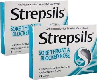 Strepsils Mentollü 24 Pastil 2 Adet