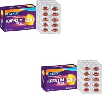 Osende Koenzim Q10 30 Kapsül X2 Adet