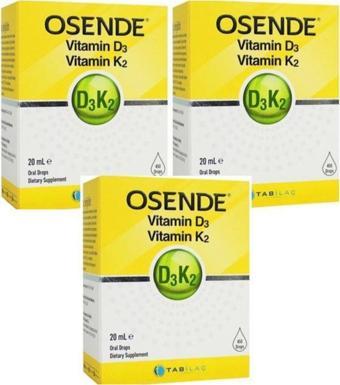 Osende D3K2 Damla 20 ml x 3 Adet