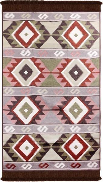 Bigghome Çift Taraflı Kilim, Makinede Yıkanabilir, Modern Desenli, 120*180 cm, SA1583B