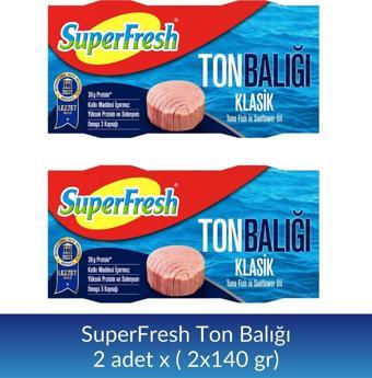 SuperFresh Ton Balığı 140 gr x 4 Adet