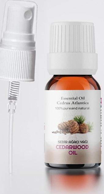 PROCLİS Sedir Ağacı Yağı, %100 Doğal Uçucu Yağ, Cedarwood Oil 10ml Sprey Başlıklı