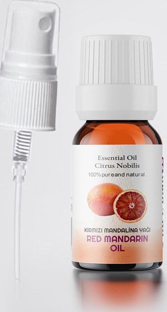 PROCLİS Soğuk Sıkım Kırmızı Mandalina Yağı, %100 Doğal Uçucu Yağ, Red Mandarin Oil 10 ml Sprey Başlıklı