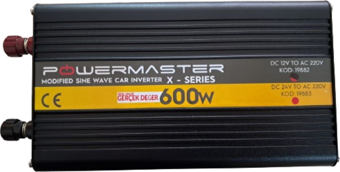 Powermaster 12 V Volt 600 W Watt Modifiye Sinüs Solar İnverter 220V Çevirici İnvertör Dönüştürücü