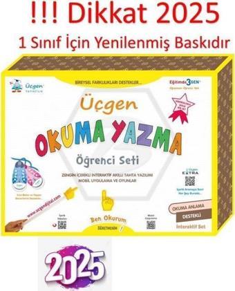 Üçgen Akademİ 1 Sınıf Okuma Yazma Seti - Üçgen Yayıncılık