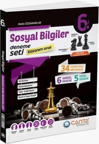 Çanta Yayınları 6. Sınıf Sosyal Bilgiler Kazanım Sıralı Deneme Seti - Çanta Yayınları