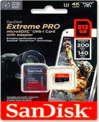 SanDisk Extreme Pro 512GB 200/140MB/s microSDXC