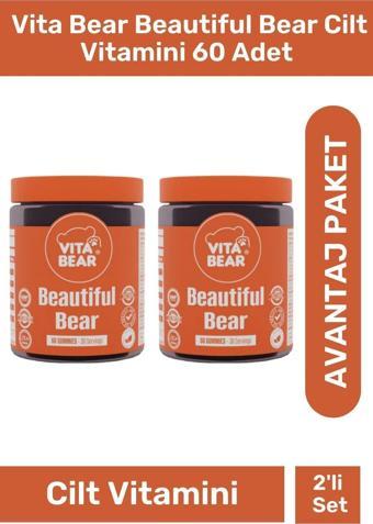 Beautiful Bear Cilt Vitamini 60 Adet 2'li Paket