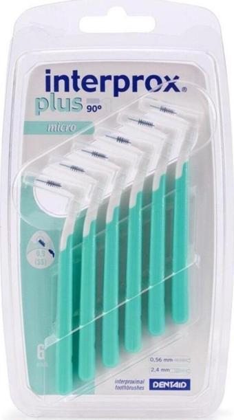İnterprox Interprox Plus Micro 0.9Mm Arayüz Fırçası 6 Adet Yeşil