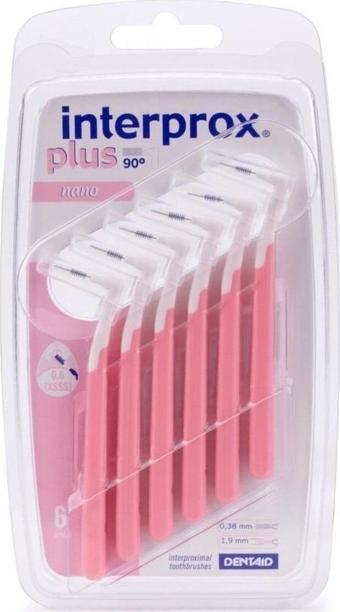 İnterprox Interprox Plus Nano 0.6Mm Arayüz Fırçası 6 Adet Pembe