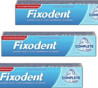 Fixodent Fıxodent Complate Fresh 47 Gr 3'Lü