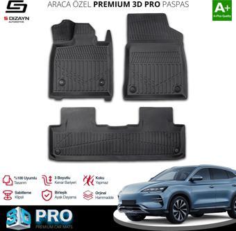 S-Dizayn BYD Seal U 3D Pro Havuzlu Paspas 2024 Üzeri A+ Kalite