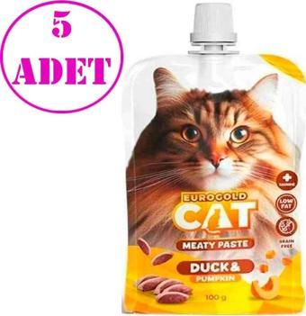 Euro Gold Cat Et Ezmesi Ördek Balkabağı 100 Gr 5 AD
