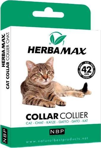 Herba Max Kediler İçin Doğal Pire Tasması 42 Cm