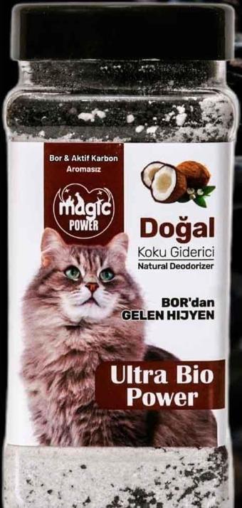 Magic Power Kedi Kumu Koku Giderici Bor+ Aktif Karbon 175 Gr