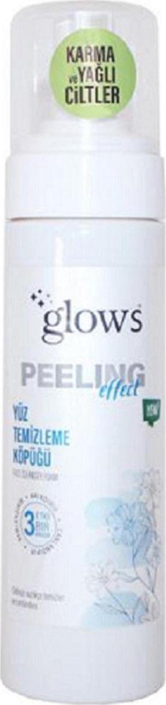 Glows Peeling Yüz Temizleme Köpüğü Karma Ve Yağlı Ciltler 200 Ml