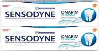 Sensodyne Onarim Ve Koruma Ekstra Ferahlik Diş Macunu 75Ml X 2 Adet