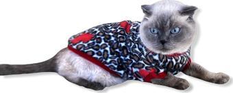 Leopar Hearts Kedi Süeteri Kedi Kıyafeti 