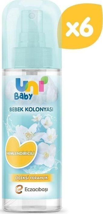 Uni Baby Bebek Kolonyası 150 Ml Çiçeksi Ferahlık X 6 Adet