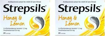 Strepsils Bal & Limon 24 Pastil 2 Kutu