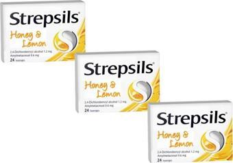 Strepsils Limon & Bal Aromalı Pastil (3 Adet)