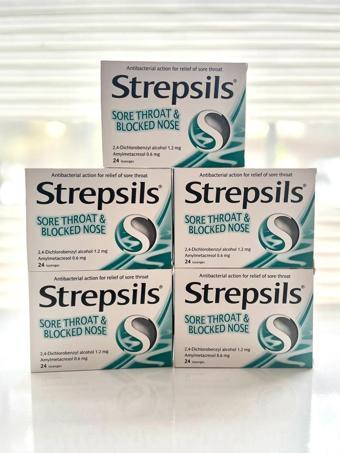 Strepsils Mentollü Boğaz Pastili 24 Pastil 5’Li Set