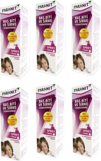 Paranit Bit Sprey 100 Ml 6Lı