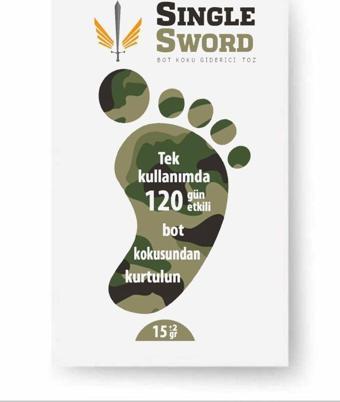 Single Sword Biohelp 120 Gün Etkili Ayak Koku Önleyicisi- En İyi Ayakkabı Koku Giderici