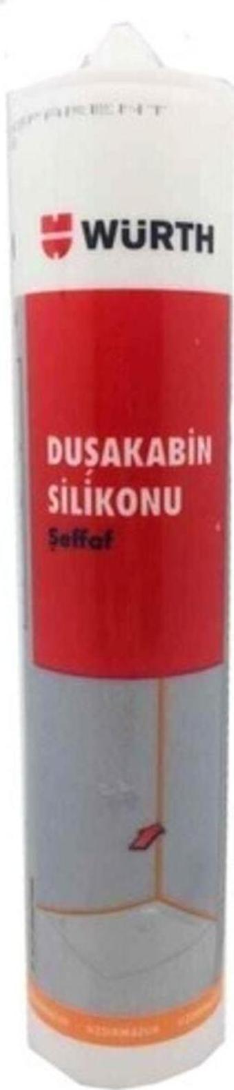 WÜRTH DUŞAKABİN SİLİKONU ŞEFFAF 310 ML