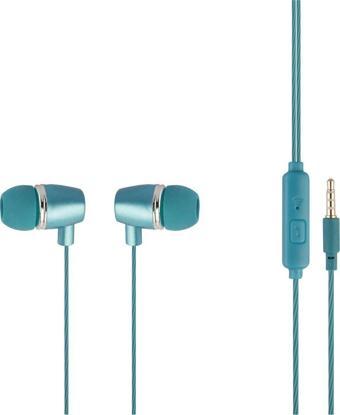 MF Product Acoustic 0095 Mikrofonlu Kablolu Kulak İçi Kulaklık Mavi 
