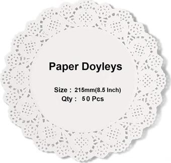 Kağıt Dantelli Altlık 21,5 cm
