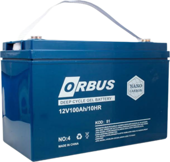 Orbus 12 Volt 100 Amper Nano Karbon Solar Jel Akü