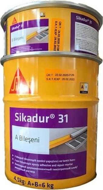 Sikadur® 31 İki Bileşenli Epoksi Tamir Harcı 6 Kg