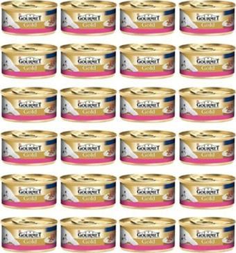 Gourmet Gold Kıyılmış Sığır Etli Kedi Maması 85 Gr X 24 Adet