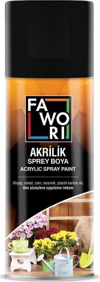 Fawori Metalik Sprey Boya Alüminyum RAL9006 400ML