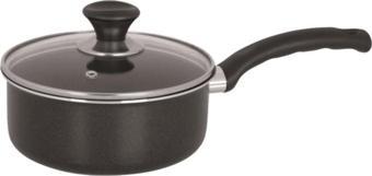 Mehtap Onyx Teflon Kaçerola 20 CM Sosluk Cam Kapaklı