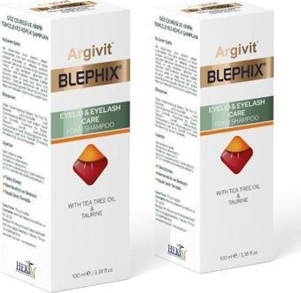 Argivit Blephix Göz Çevresi ve Kirpik Temizleyici Köpük Şampuan 100 ml 2'li Paket